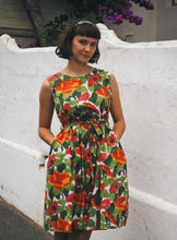 Load image into Gallery viewer, Sixties Dress: Sunset Tones