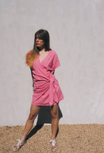 Load image into Gallery viewer, Knot Dress: Hot Pink