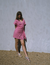 Load image into Gallery viewer, Knot Dress: Hot Pink