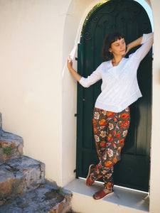 Pants in Print: Earthy Florals