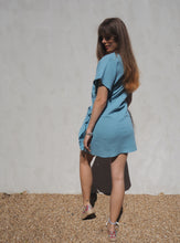 Load image into Gallery viewer, Knot Dress: Blue Baby