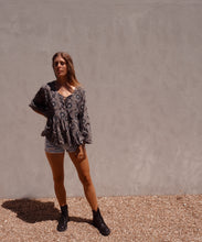 Load image into Gallery viewer, Soft Ruffle Top in Ash