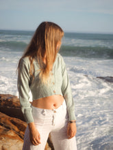 Load image into Gallery viewer, Sea Green: Cropped Cardigan
