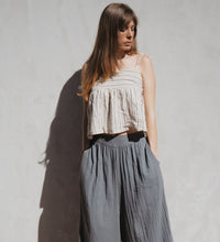 Load image into Gallery viewer, Cotton Haze Pants: Charcoal