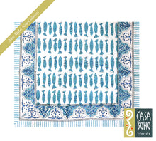 Load image into Gallery viewer, Block Print Table Runner
