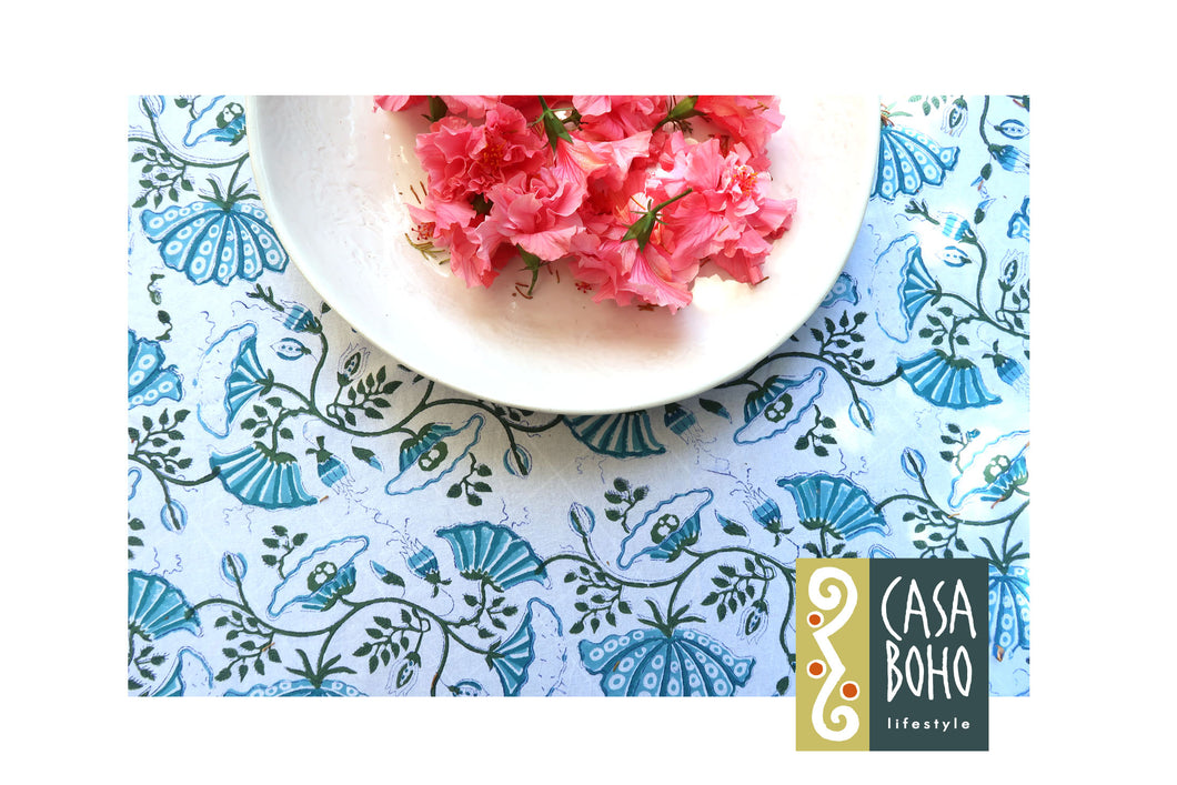 Block Print Table Cloth Round