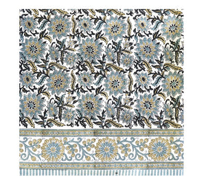 Block Print Bed Cover