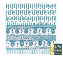 Load image into Gallery viewer, Block Print Bed Cover
