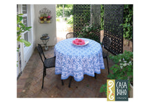 Load image into Gallery viewer, Block Print Table Cloth Round
