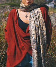 Load image into Gallery viewer, Handstitch Scarf: Black
