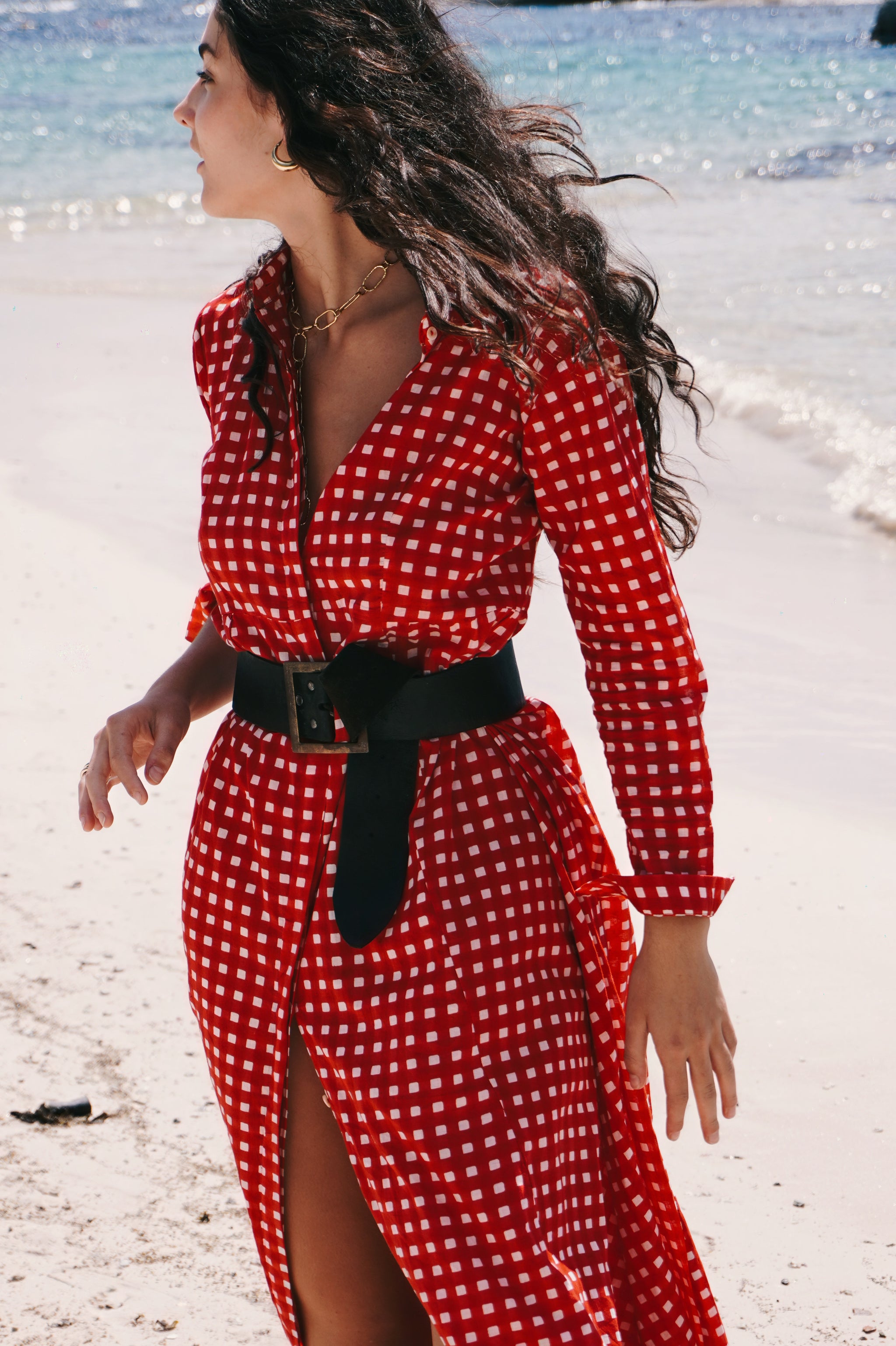 wedding dress beads and sequins Tropical Flirty Beach Dress
