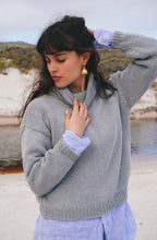 Load image into Gallery viewer, The Coziest Poloneck: Cloudy Blue
