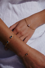 Load image into Gallery viewer, Gold Plated Iolite Bangle
