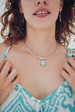 Load image into Gallery viewer, Sterling Silver Larimar Pendant
