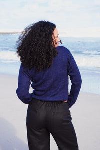 Bamboo Cardigan: Navy