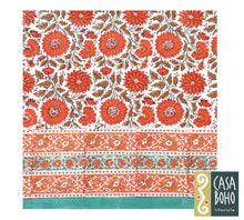 Load image into Gallery viewer, Block Print Bed Cover
