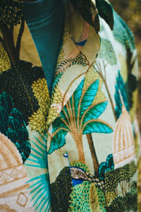Long Sleeve Cotton Shirt: I'll Be In The Garden