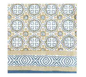 Block Print Bed Cover
