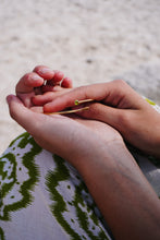 Load image into Gallery viewer, Gold Plated Peridot Bangle
