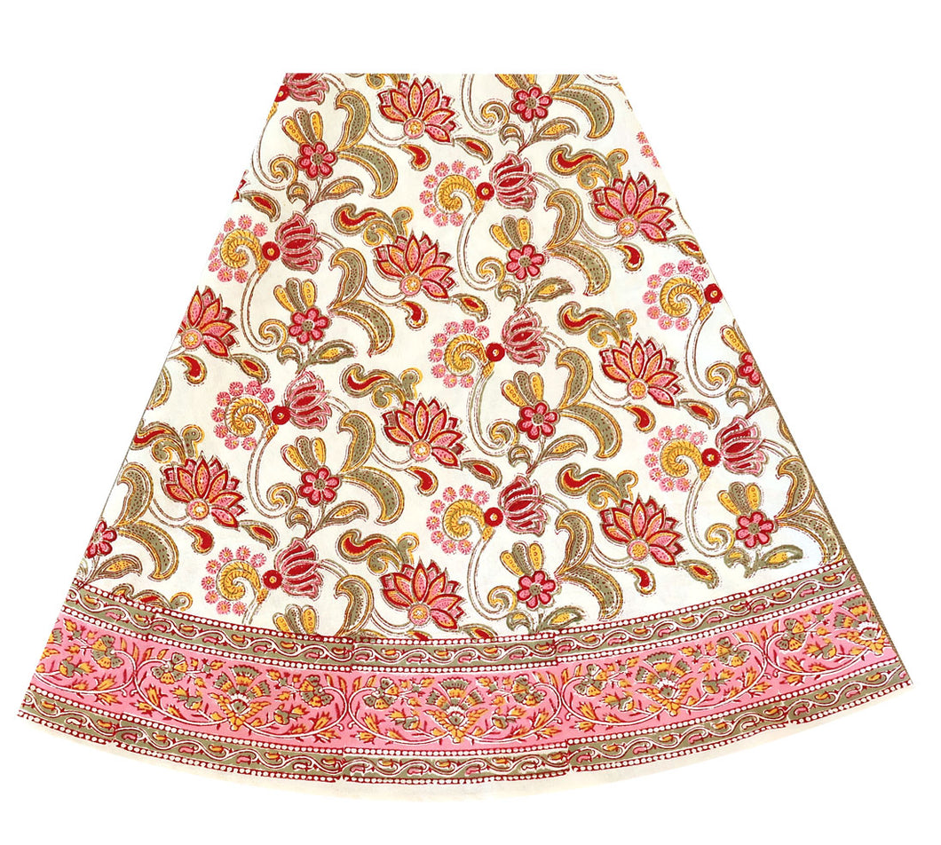 Block Print Table Cloth Round