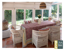Load image into Gallery viewer, Block Print Bed Cover
