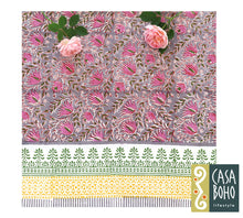 Load image into Gallery viewer, Block Print Bed Cover
