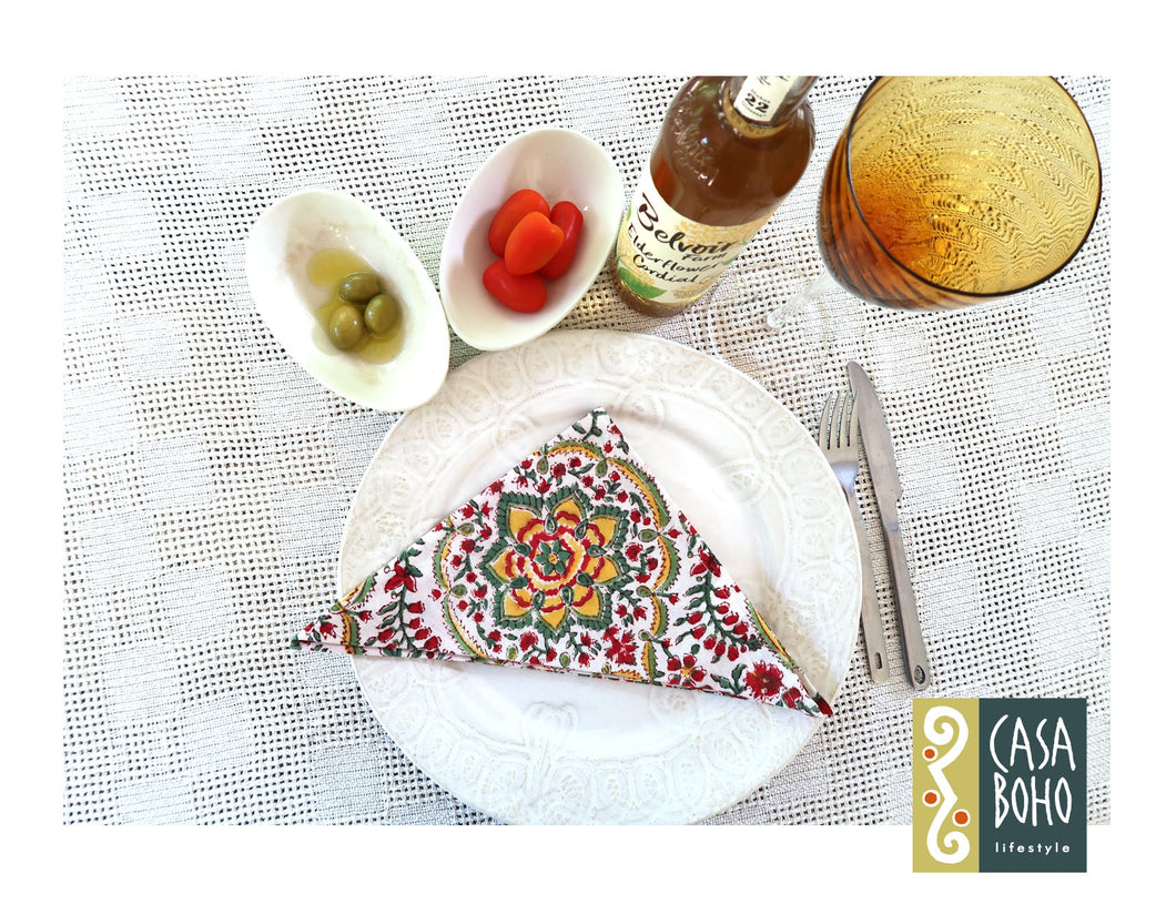 Block Print Serviette