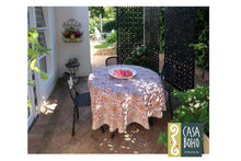 Load image into Gallery viewer, Block Print Table Cloth Round
