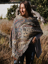 Load image into Gallery viewer, Handstitch Scarf: Black
