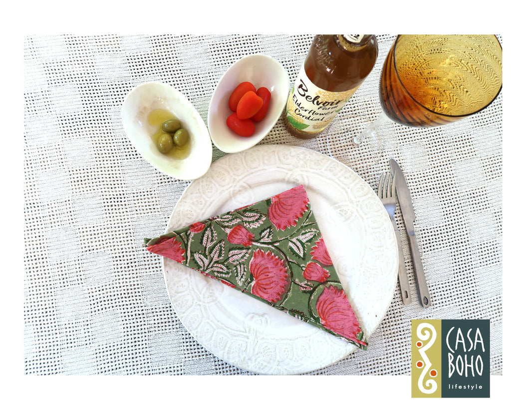 Block Print Serviette