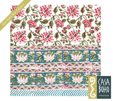 Load image into Gallery viewer, Block Print Table Cloth /  Bed Cover
