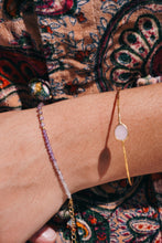 Load image into Gallery viewer, Gold Plated Rose Quartz Bangle
