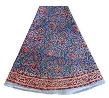 Load image into Gallery viewer, Block Print Table Cloth Round
