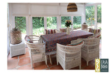 Load image into Gallery viewer, Block Print Table Cloth /  Bed Cover
