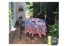 Load image into Gallery viewer, Block Print Table Cloth Round
