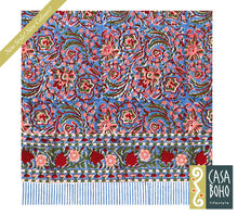 Load image into Gallery viewer, Block Print Table Cloth /  Bed Cover
