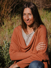 Load image into Gallery viewer, Cross Knit: Burnt Orange
