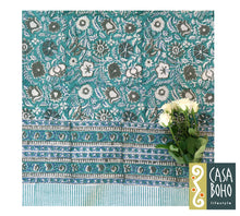 Load image into Gallery viewer, Block Print Bed Cover
