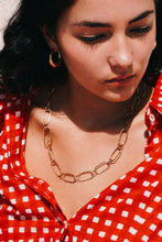 Load image into Gallery viewer, Brass Hoop Earring
