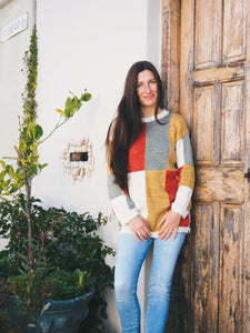 Colour Block Knit