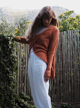 Load image into Gallery viewer, Cross Knit: Burnt Orange
