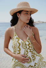 Load image into Gallery viewer, Gold Plated Peridot Bangle
