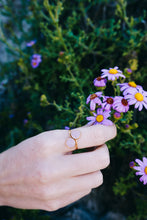 Load image into Gallery viewer, Gold Plated Rose Quartz Ring
