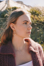 Load image into Gallery viewer, Gold Plated Earring: Rose Quartz
