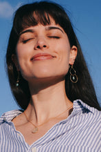 Load image into Gallery viewer, Gold Plated Chalcedony Earring
