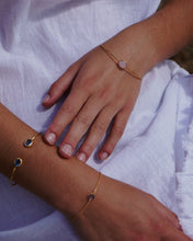Load image into Gallery viewer, Gold Plated Amethyst Bracelet
