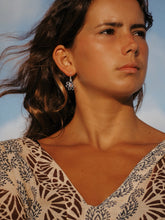 Load image into Gallery viewer, Sterling Silver Garnet Earring
