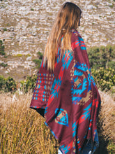 Load image into Gallery viewer, Winter Shawl: Burgundy
