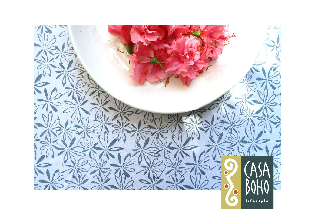 Block Print Table Cloth Round