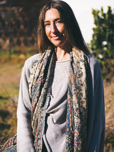 Handstitch Scarf: Black